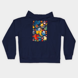 parrots Kids Hoodie